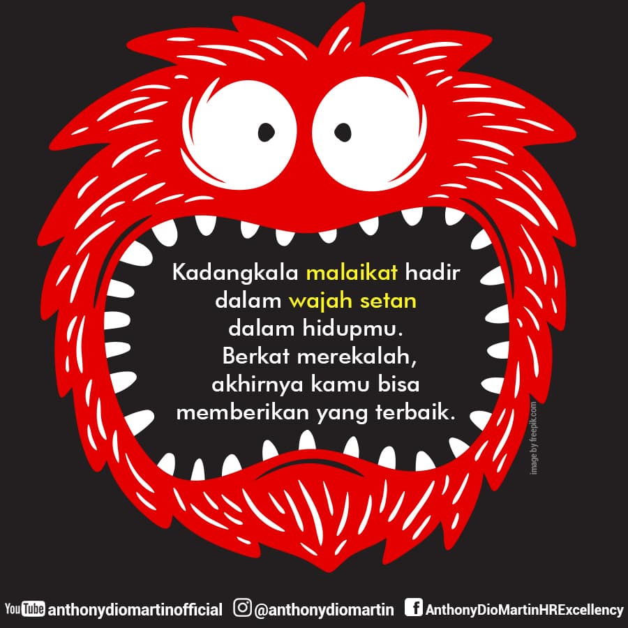 Malaikat bentuk setan