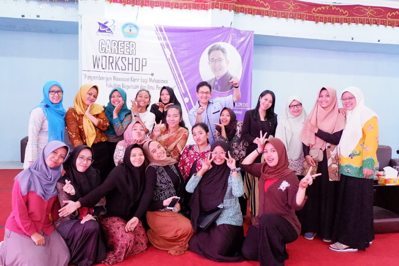 Career Workshop & Seminar Pengembangan Wawasan Karir Bagi Mahasiswa Fakultas Keguruan dan Ilmu Pendidikan, Universitas Lampung, 26 September 2019