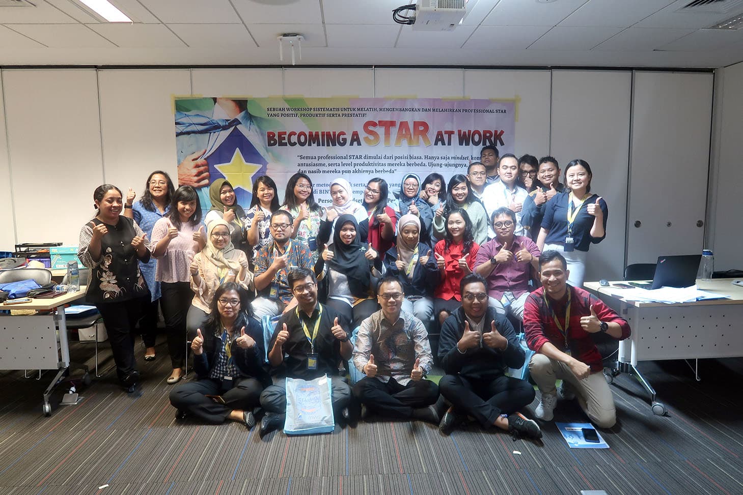 Training 1 Hari Becoming a Star at Work PT Astra Aviva Life, Jakarta 9 Desember 2019