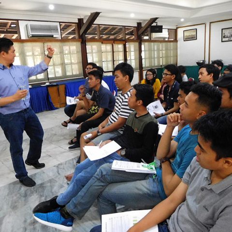 Seminar "EQ at Work" untuk Tim MT (Managament Trainee) Group Ancol, 30 Juli 2017 di Pulau Bidadari