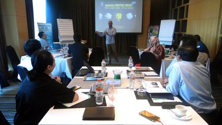 2 Days Workshop with Top Management (Country Management Forum) PT. Pfizer Indonesia “MANAGING POSITIVE ENERGY WITH EQ” 1-2 Agustus 2017 di Hotel Holiday Inn Sunter, Jakarta