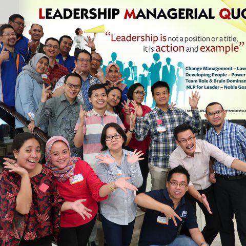 Leadership Managerial Quotient (LMQ) "PT Gunanusa Eramandiri" Jakarta 4-5 Juli 2018