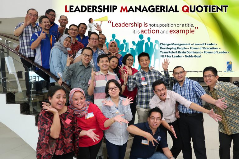 Leadership Managerial Quotient (LMQ) “PT Gunanusa Eramandiri” Jakarta 4-5 Juli 2018