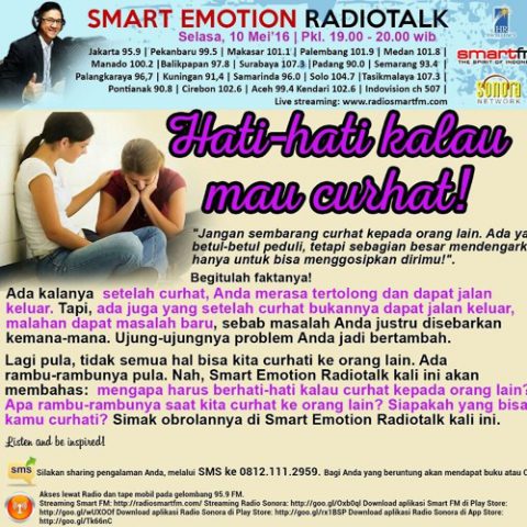 HATI – HATI KALAU MAU CURHAT