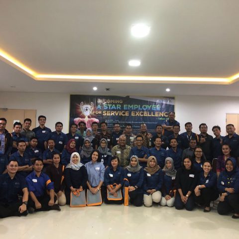 Becoming A Star Employee For Service Excellent "Staf dan Leader ITDC (Indonesia Tourism Development Corporation) Angkatan V" 2 Agustus 2018 di Kantor ITDC Mandalika Lombok