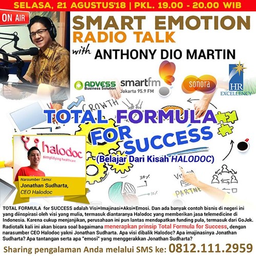TOTAL FORMULA for SUCCESS (Belajar Dari Kisah HALODOC)