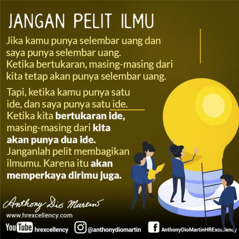 Jangan Pelit Ilmu