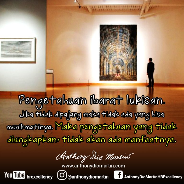 Pengetahuan ibarat lukisan