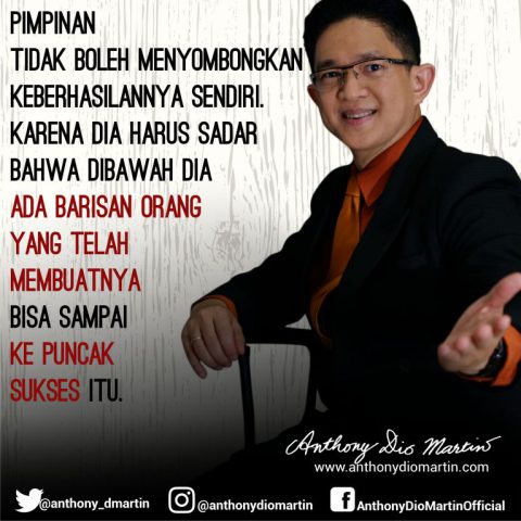 Pimpinan Tidak Boleh Sombong