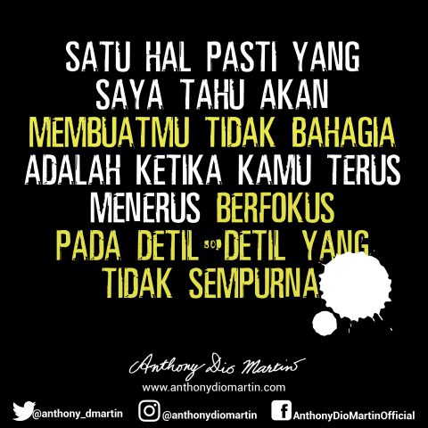 Yang Membuat Tidak Bahagia