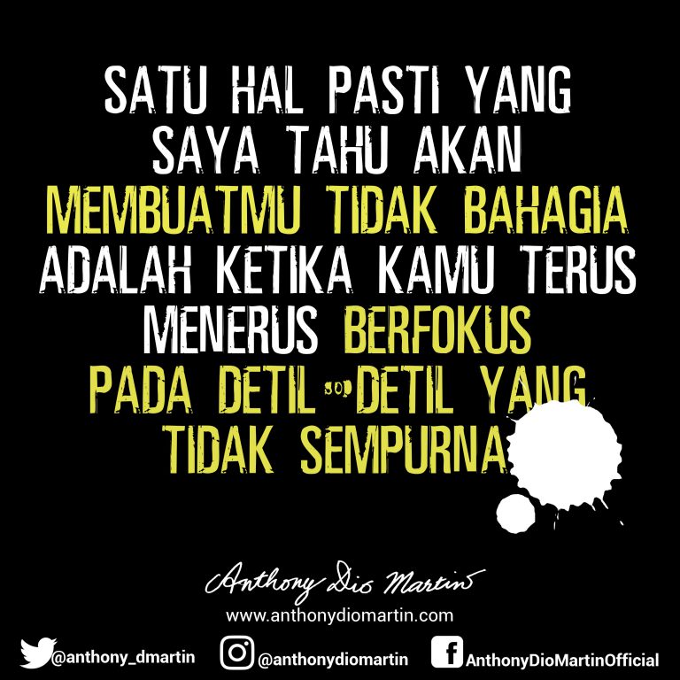 Yang Membuat Tidak Bahagia