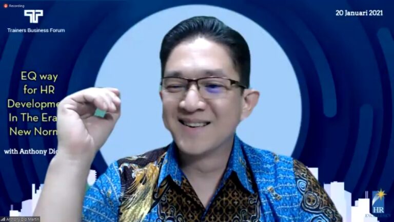 Live Event “EQ for HR Development in The Era of New Normal”, 20 Januari 2021, TRAINERS BUSINESS FORUM