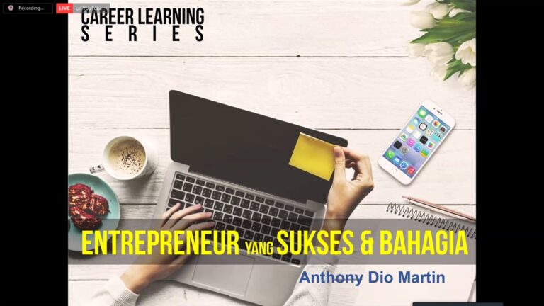 Live Event “Entrepreneur Sukses & Bahagia”, 16 Januari 2021 Jobseekers Membantu Jobseekers (JMJ)