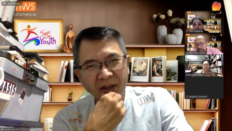 “Sesi Update & Upgrade Para Trainer Kampanye Save Our Youth”, MWS Indonesia, Jakarta 7 Mei 2021