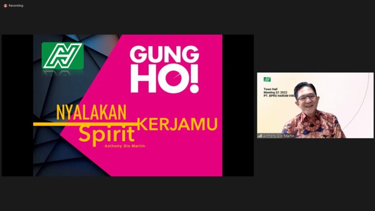 “Gung Ho! Nyalakan Spirit Kerjamu”, BPR Syariah Harum Hikmahnugraha, 1 April 2022