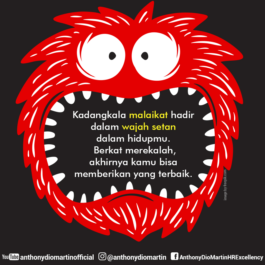 Malaikat bentuk setan