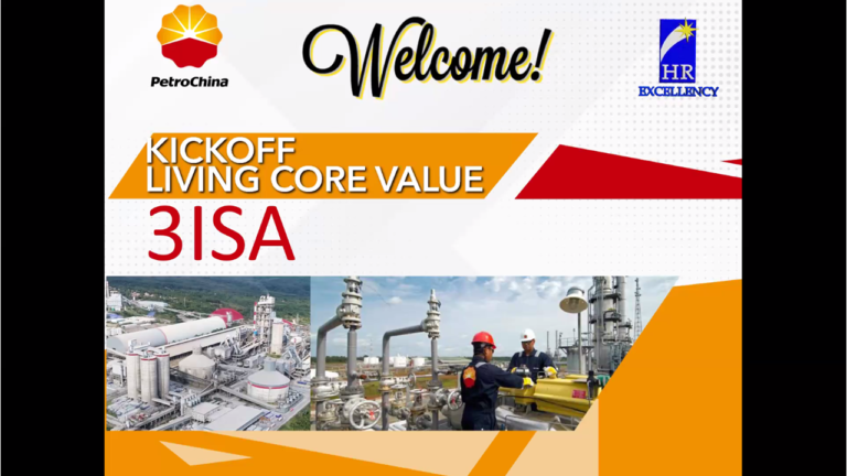 “Kick Off Living Core Value 3ISA”, Petro China, Online – 20 September 2024