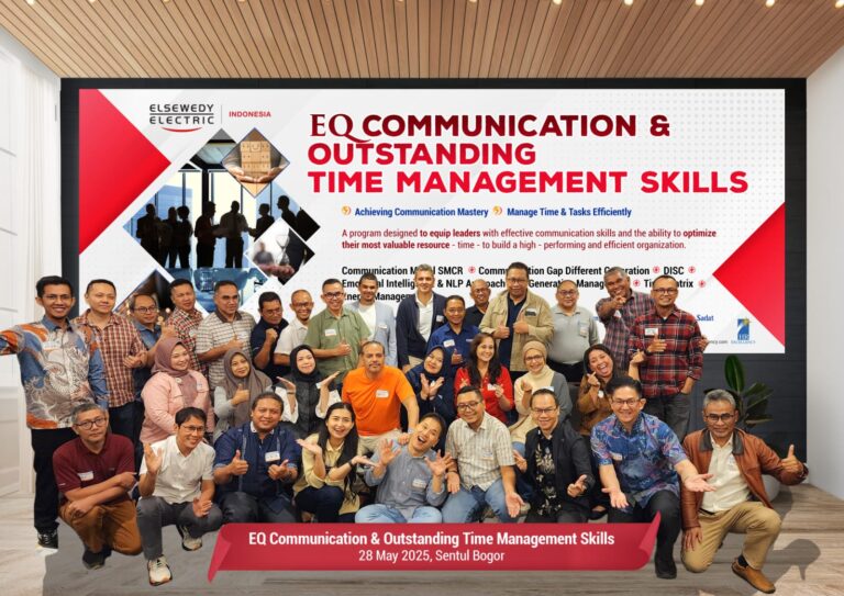 “EQ Communication & Outstanding Time Management Skills”, Elsewedy Electric Indonesia, Hotel Aston Sentul, 28 Mei 2025