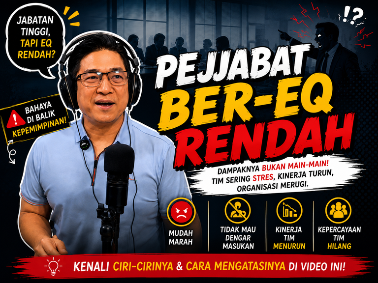 Jabatan tinggi tidak otomatis punya EQ tinggi.