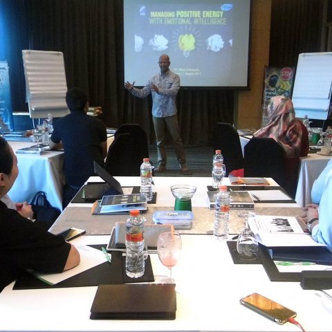 2 Days Workshop with Top Management (Country Management Forum) PT. Pfizer Indonesia "MANAGING POSITIVE ENERGY WITH EQ" 1-2 Agustus 2017 di Hotel Holiday Inn Sunter, Jakarta