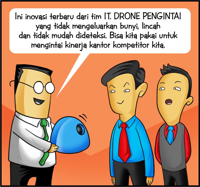 Marx in Corp Comic Series: Drone