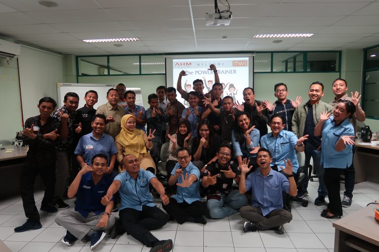 Program “THE POWER TRAINER” Astra Honda Motor (AHM), 15-17 Juli 2019. Honda Training Center – Jakarta.